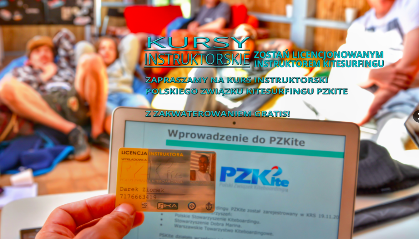 kurs instruktorski pzkite kursy instruktorskie polskiego związku kitesurfingu polski zwiazek kitesurfingu wake.pl licencja